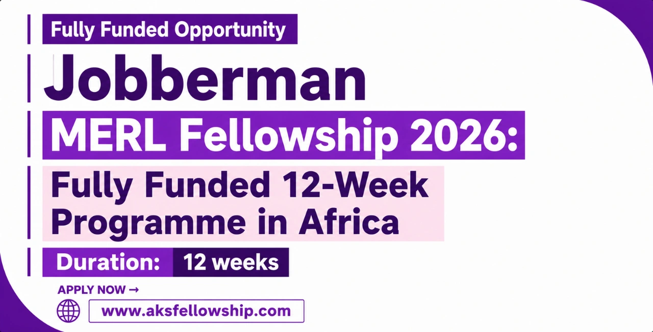 Jobberman MERL Fellowship Fully Funded