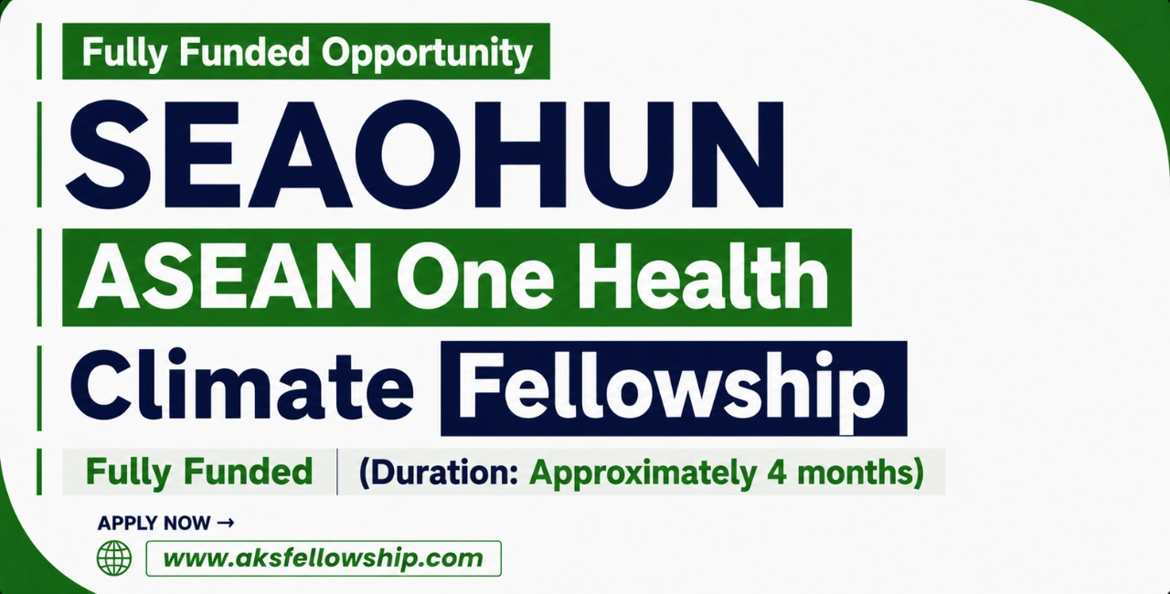 SEAOHUN ASEAN One Health Climate Fellowship | Fully Funded