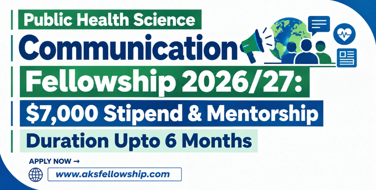 Public Health Science Communication Fellowship