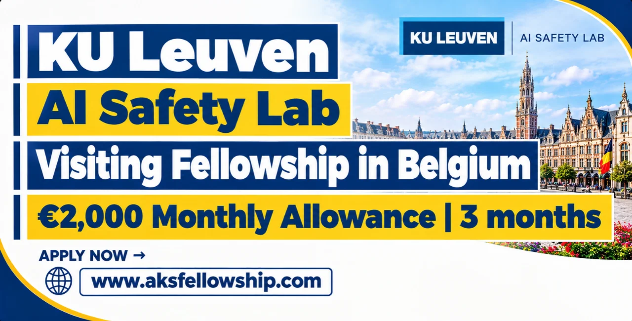 KU Leuven AI Safety Lab Visiting Fellowship