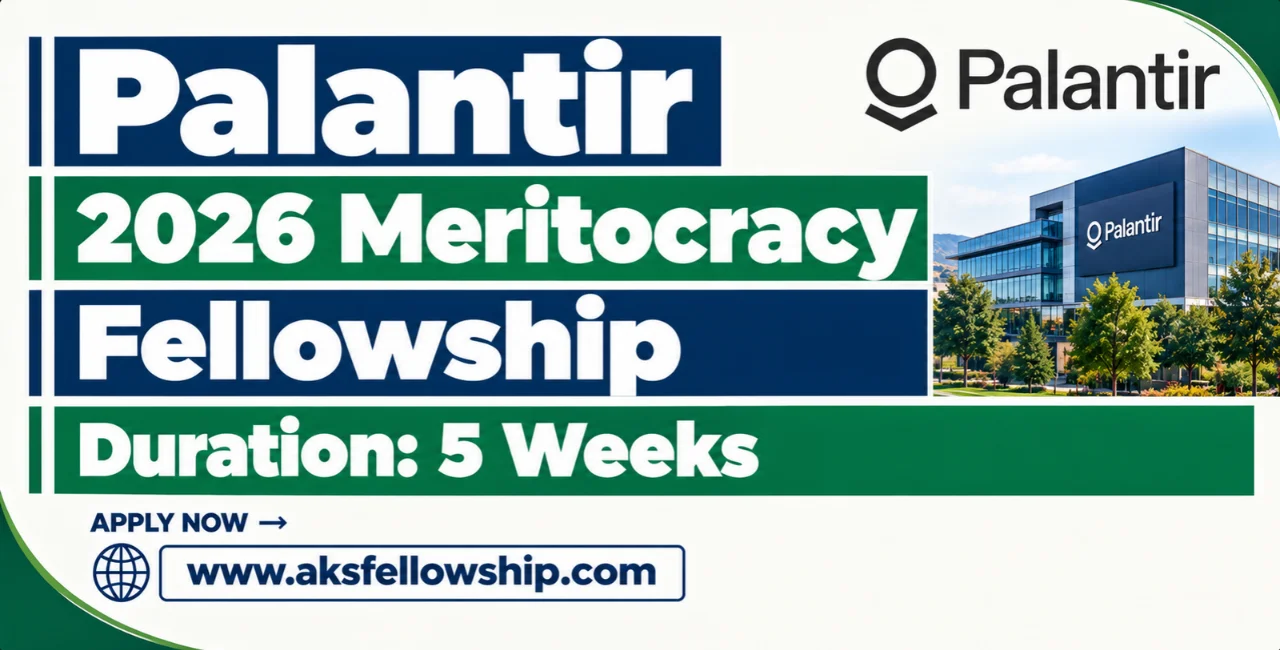 Palantir 2026 Meritocracy Fellowship