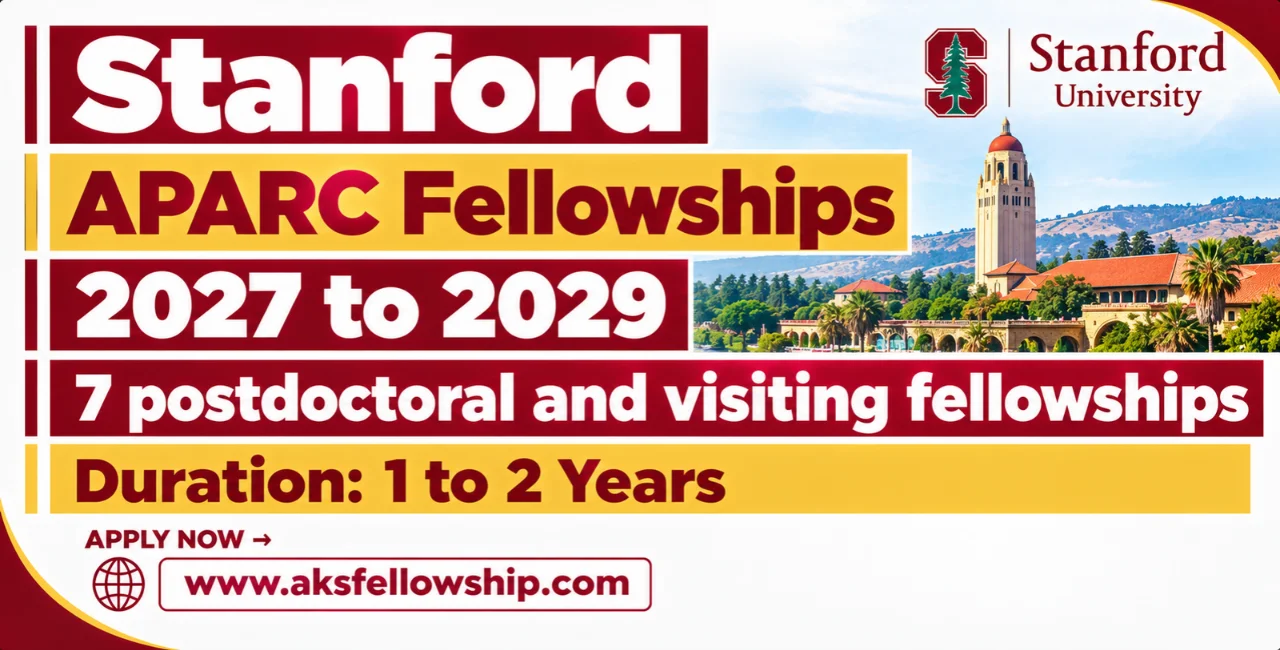 Stanford APARC Fellowships 2027 to 2029