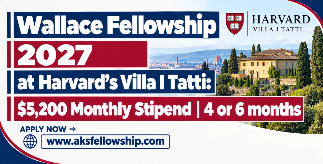 Wallace Fellowship 2027 at Harvard Villa